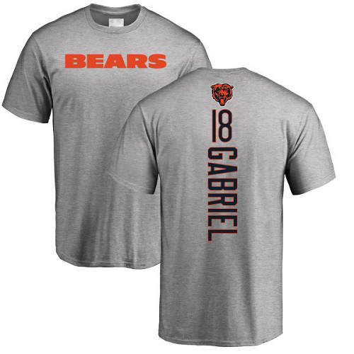 Chicago Bears Men Ash Taylor Gabriel Backer NFL Football #18 T Shirt